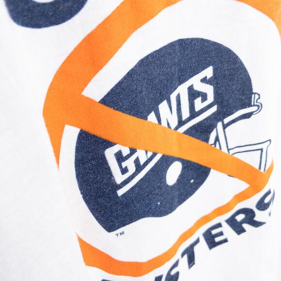 Giant Busters White Graphic Print Size XL Vintage T-Shirt Short Sleeve Crew‎ - Picture 3 of 10